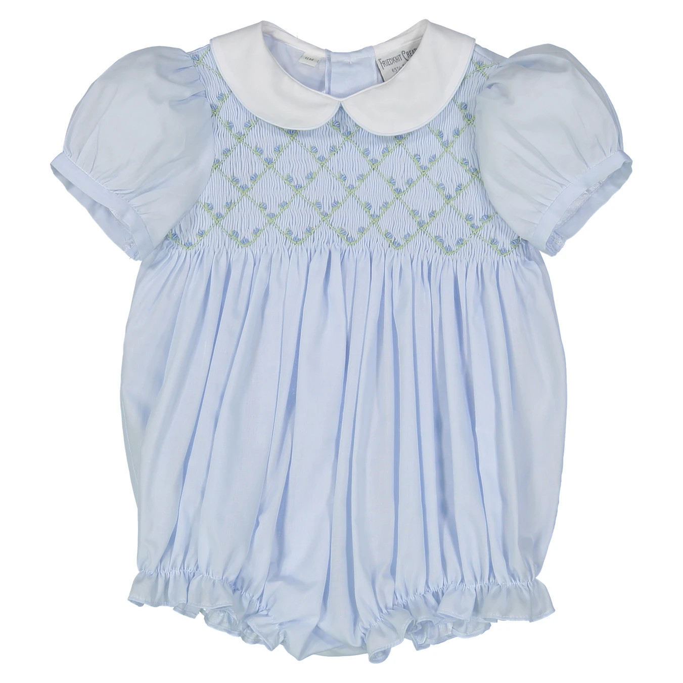 Diamond Smocked Rosebud Bubble | Feltman Brothers