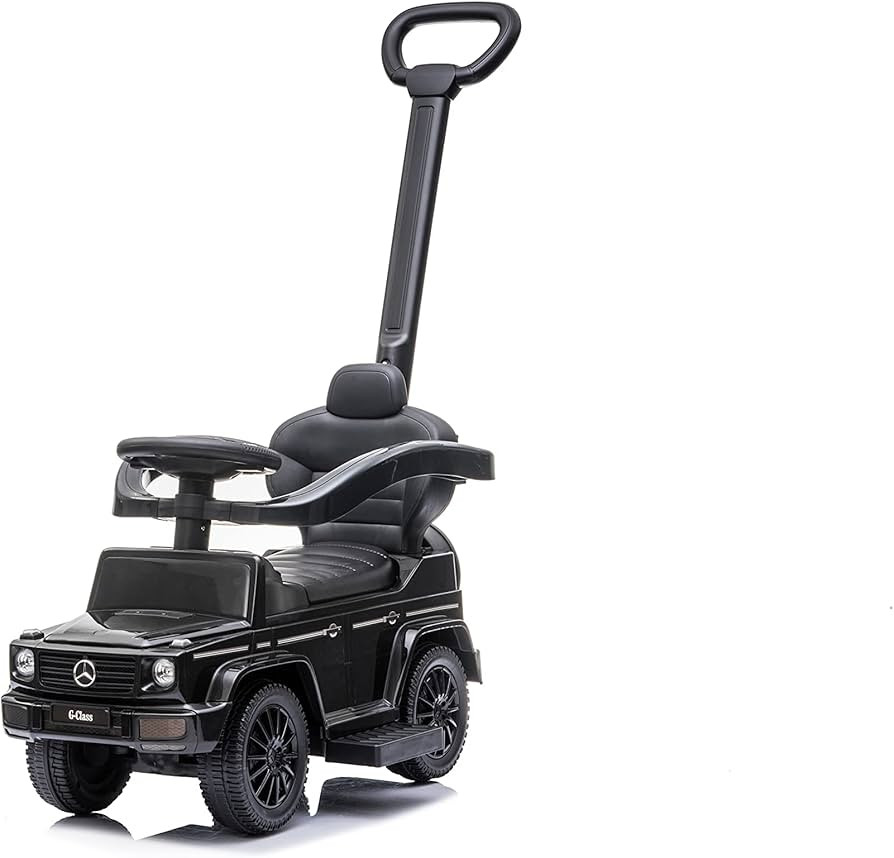 Best Ride On Cars Mercedes G-Wagon 3 in 1 Push Car, Black, Large | Amazon (US)