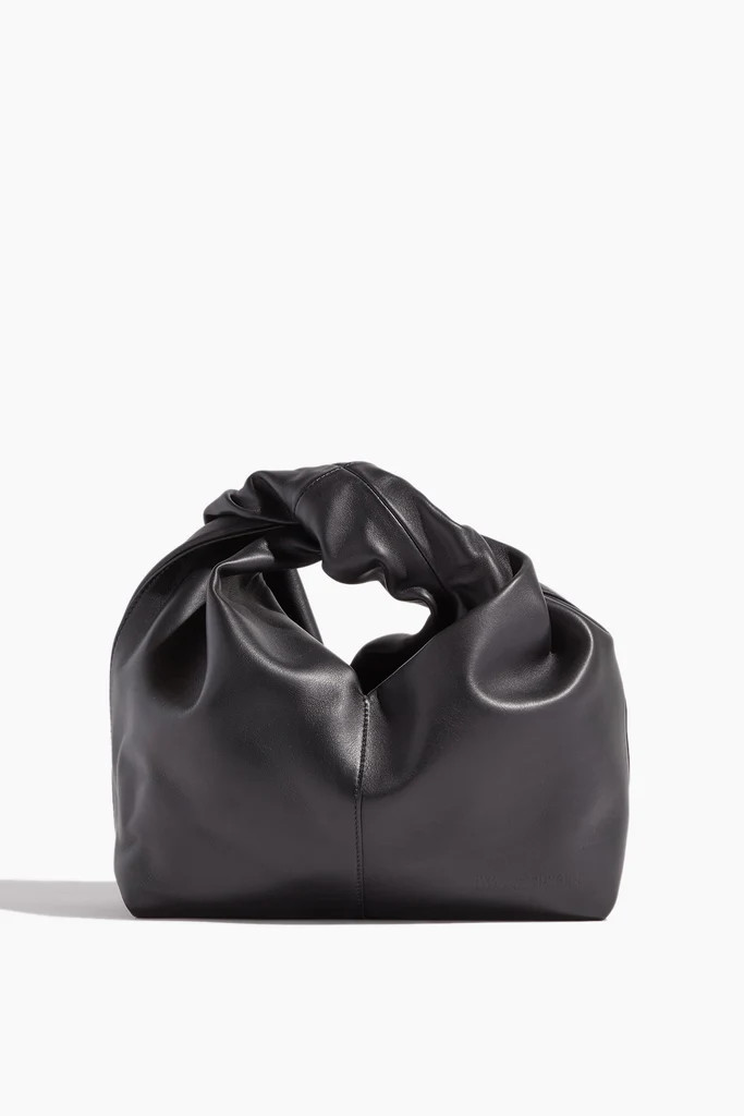 Mini Twister Hobo Bag in Black | Hampden Clothing