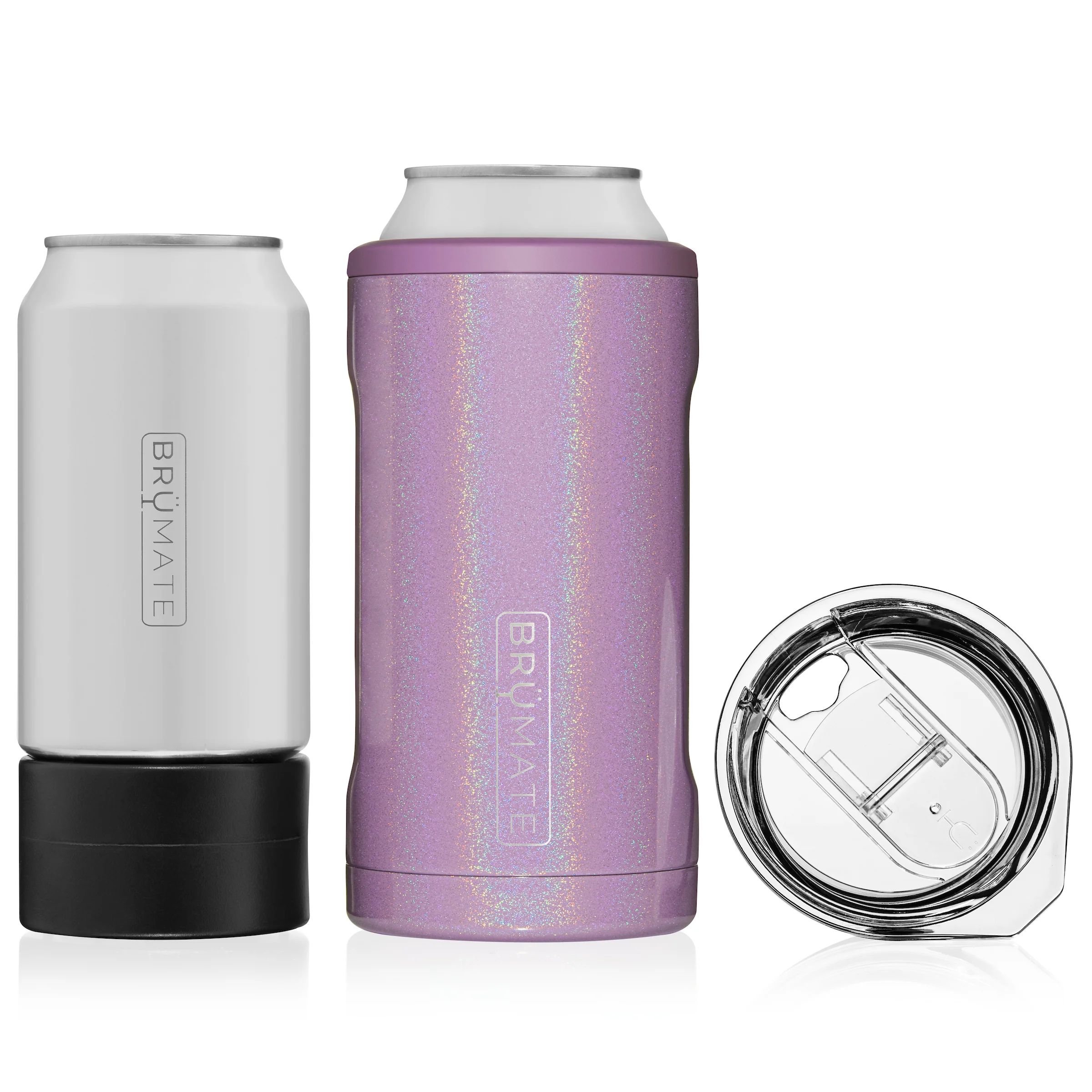 HOPSULATOR TRíO 3-in-1 | Glitter Violet (16oz/12oz cans) | BruMate