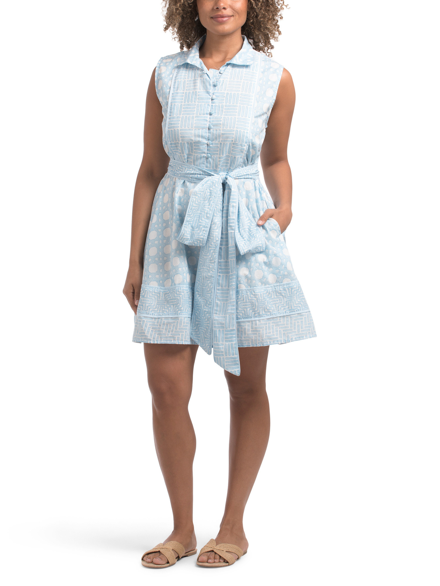 Sleeveless Flounce Mini Dress | TJ Maxx