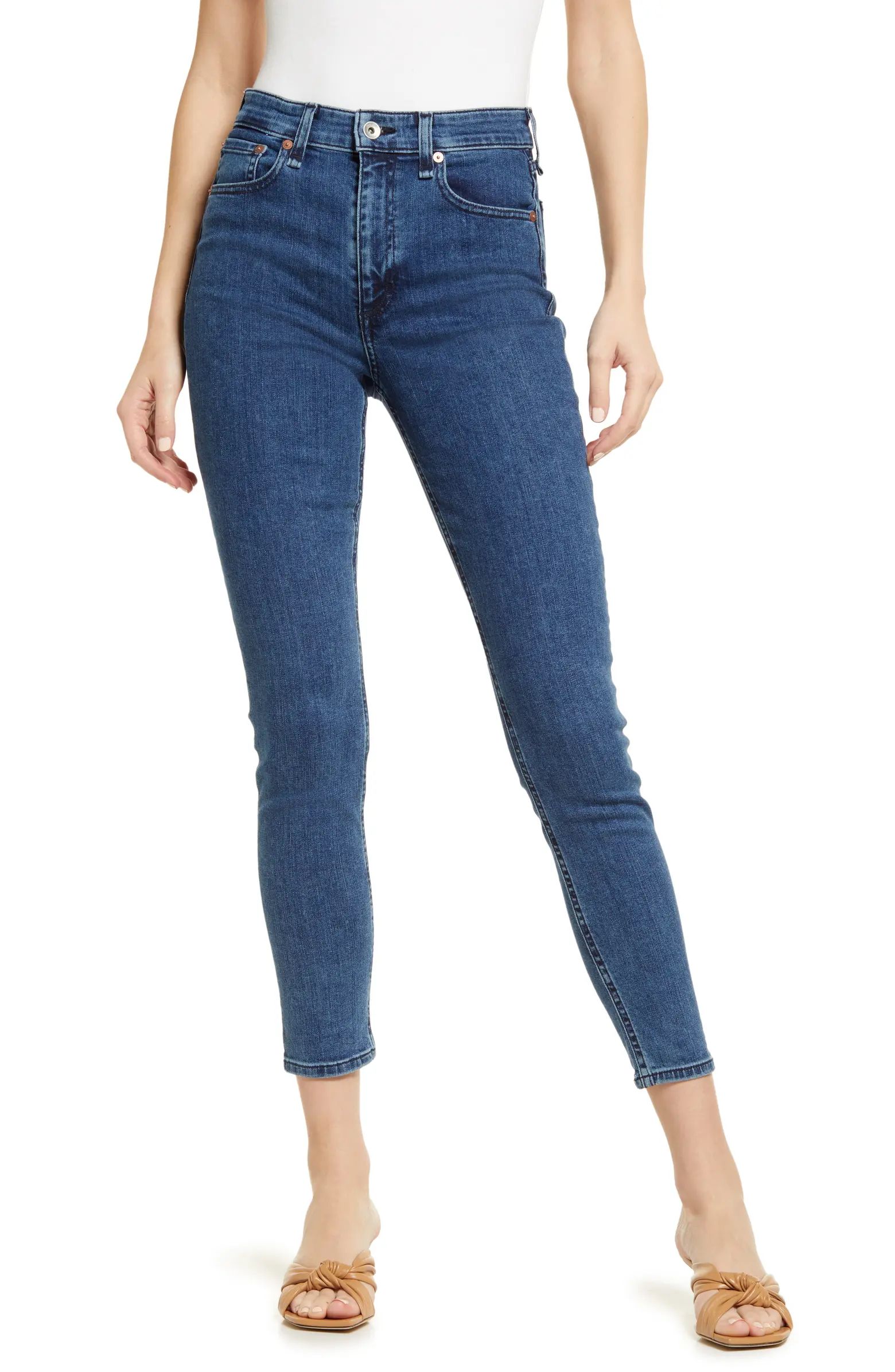 rag & bone Nina High Rise Ankle Skinny Jeans | Nordstrom | Nordstrom