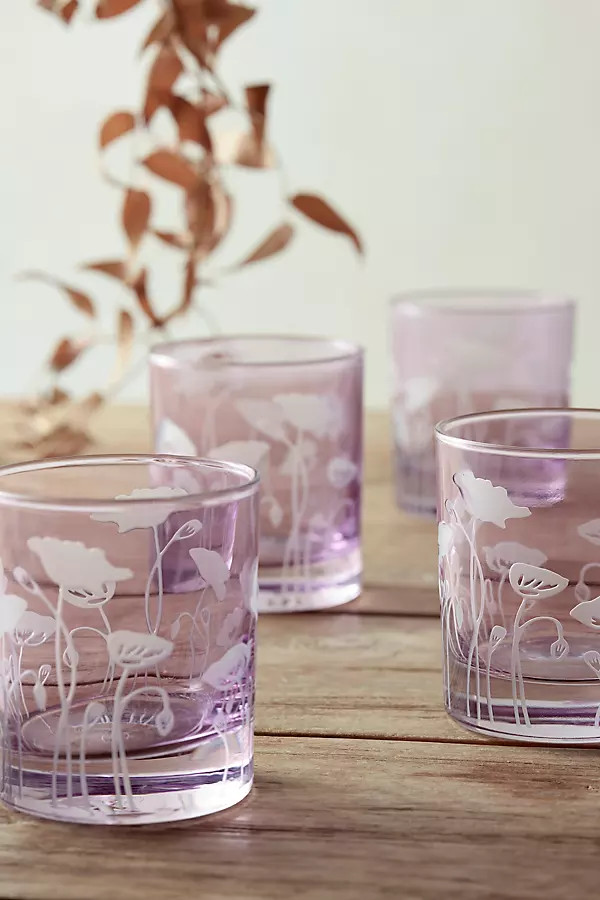 Poppy Glasses, Set of 4 | Terrain