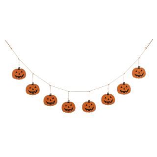 Glitzhome® 6ft. Metal Halloween Pumpkins Garland | Michaels Stores