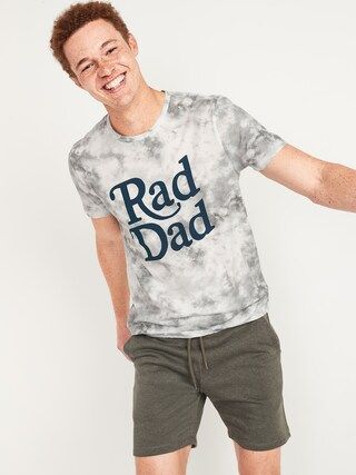 Tie-Dye &#x22;Rad Dad&#x22; Graphic Tee for Men | Old Navy (US)
