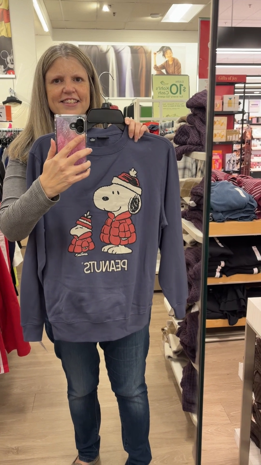 Snoopy and Woodstock look cozy in their puffer coats on this cute women’s Peanuts sweatshirt!  

Kohls Winter tops | cozy outfits | juniors sweatshirt | character sweatshirt | graphic sweatshirt | character sweatshirts | blue sweatshirt for women 

#LTKFindsUnder50 #LTKGiftGuide #LTKSaleAlert