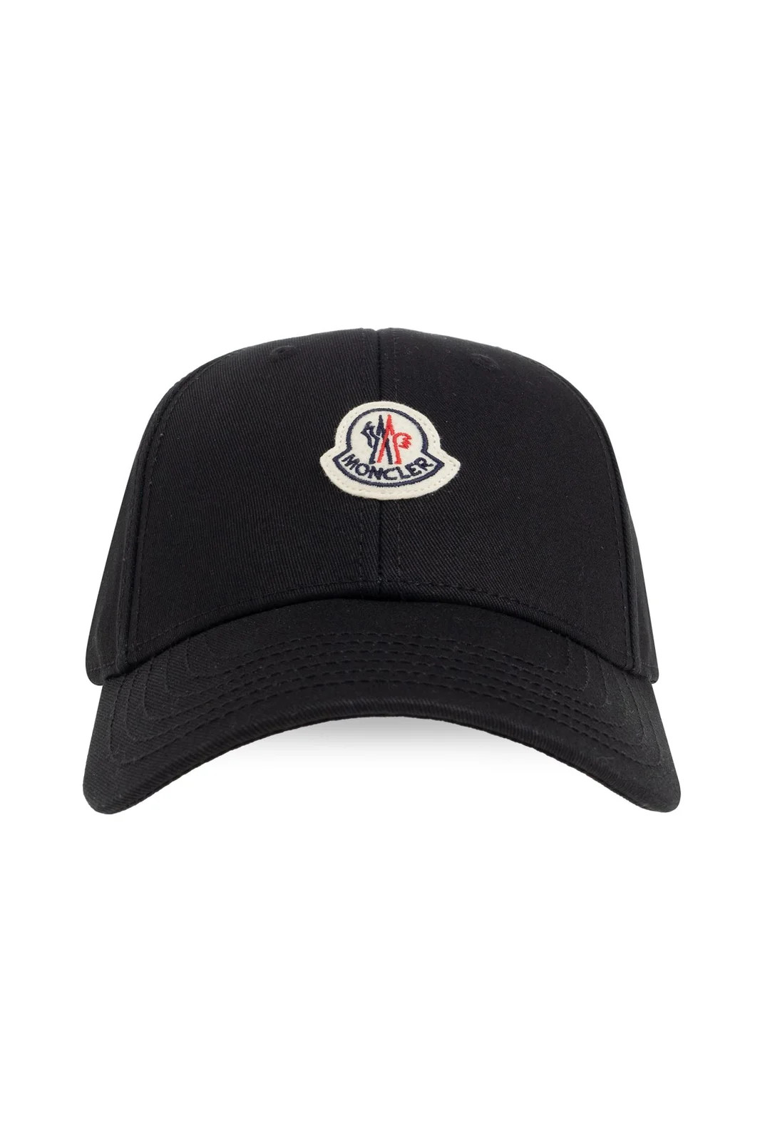 Moncler Logo Patch Curved Peak Cap | Cettire Global