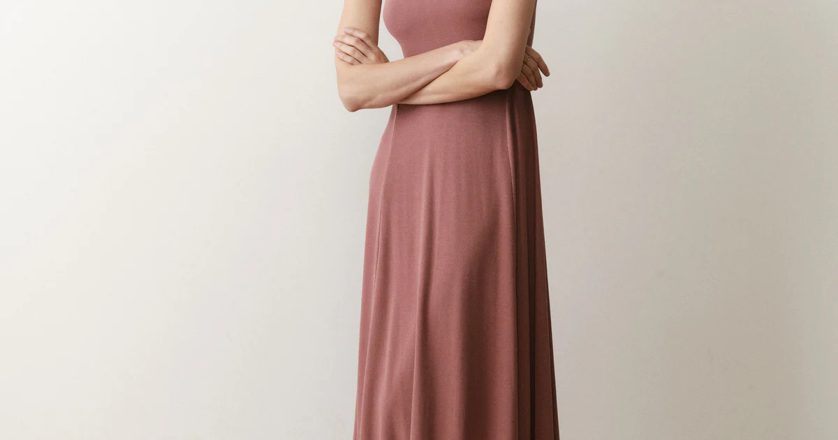 Lexi Rib Fit & Flare Dress | Marine Layer