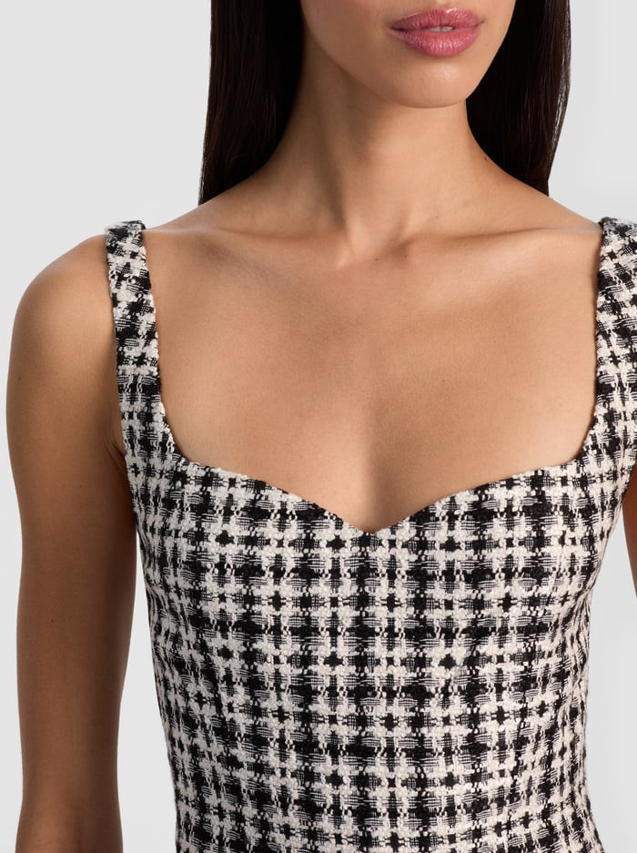 EVE TWEED MINI DRESS | Alice + Olivia