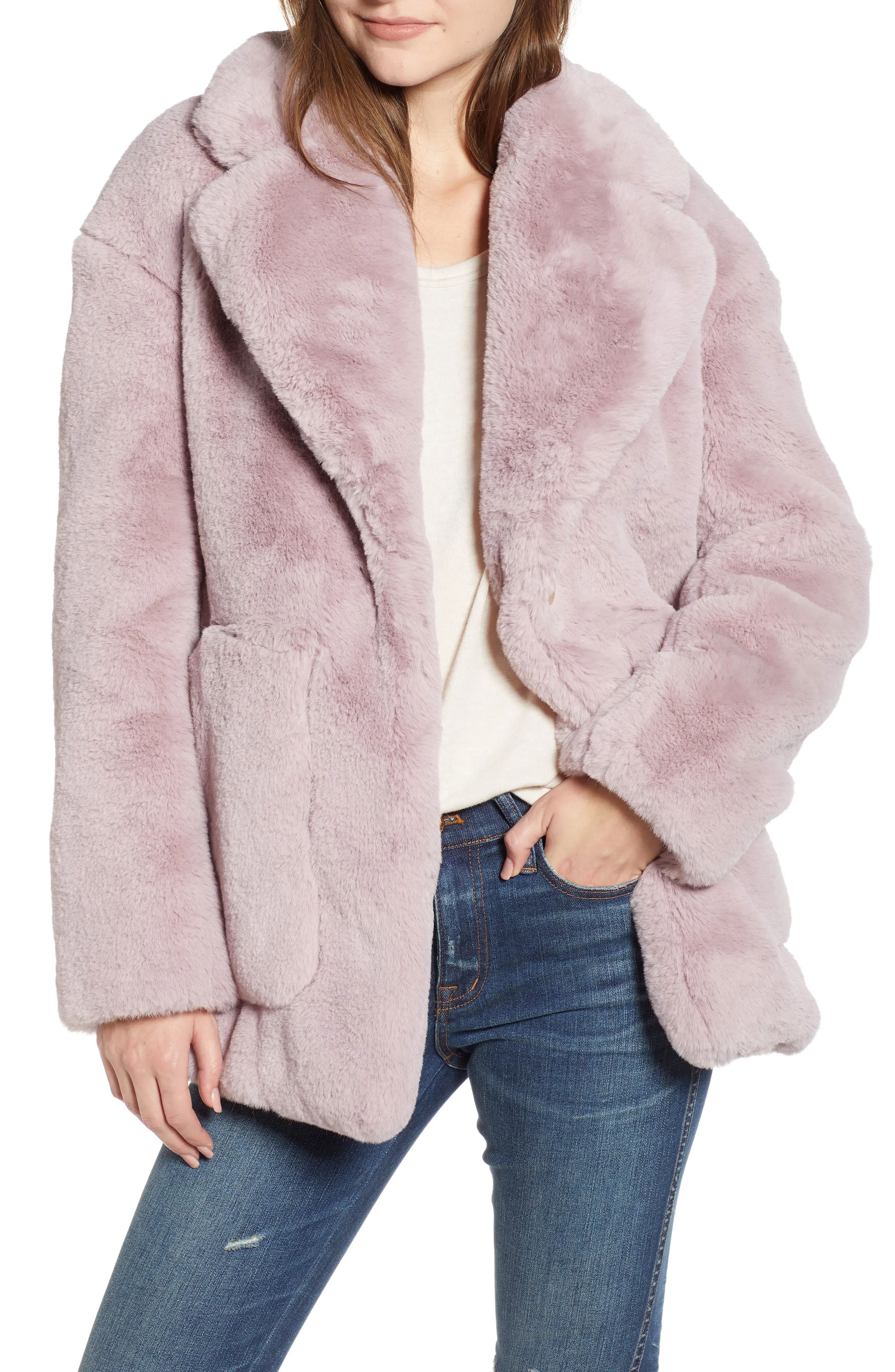 Madewell Faux Fur Coat | Nordstrom