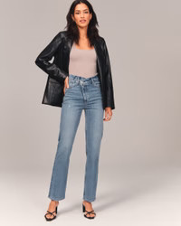 Ultra High Rise 90s Straight Jean | Abercrombie & Fitch (US)