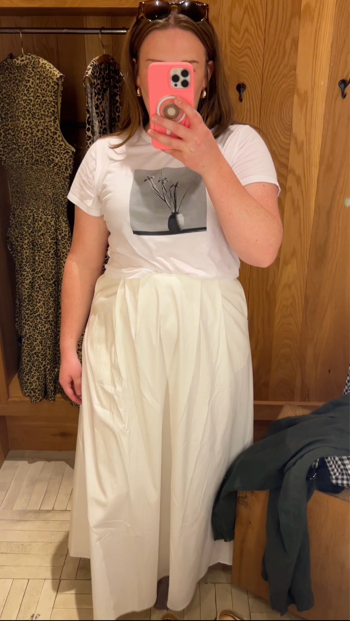 White cotton poplin maxi skirt

#LTKMidsize #LTKStyleTip