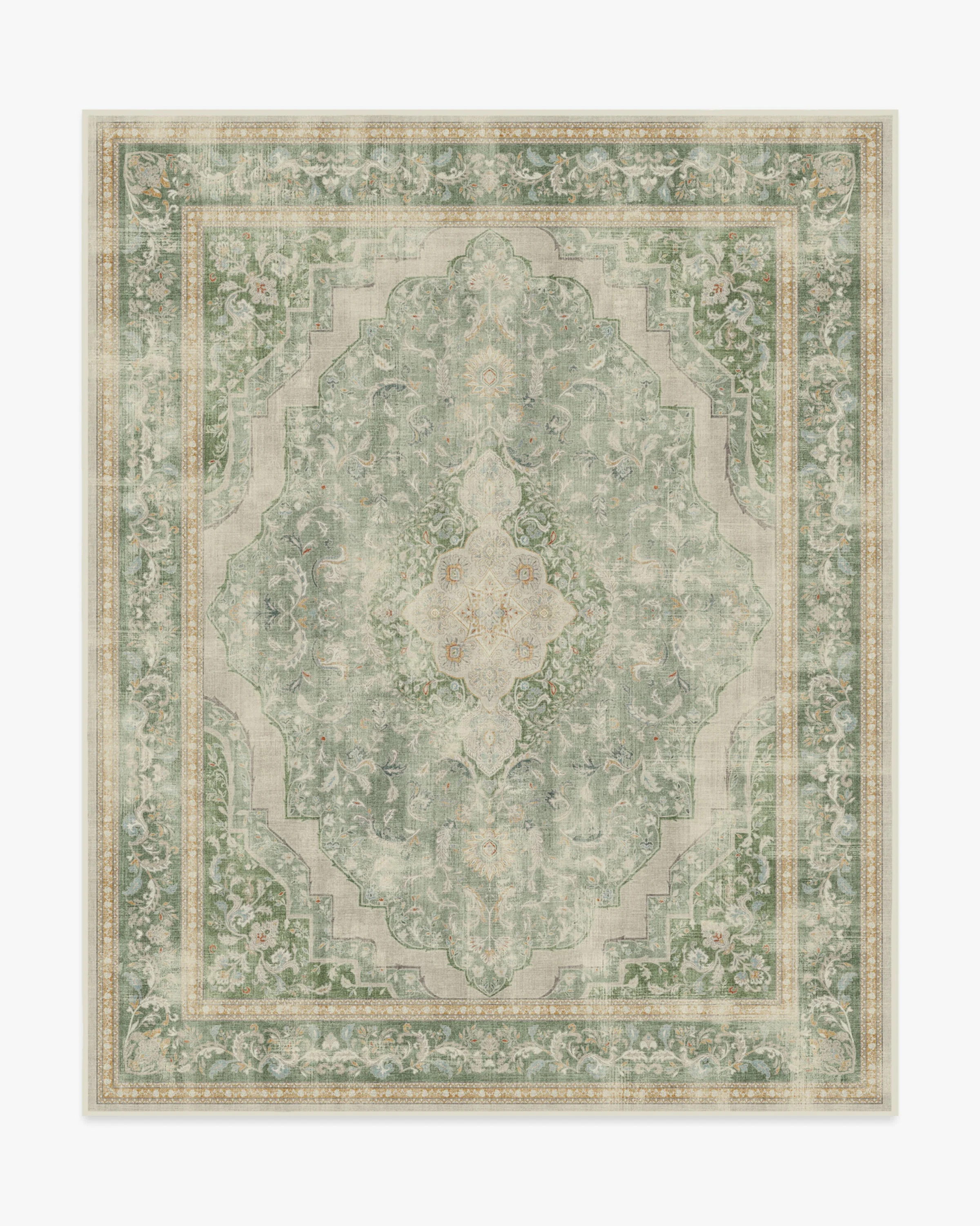 Adeline Natural Sage Rug | Ruggable | Ruggable