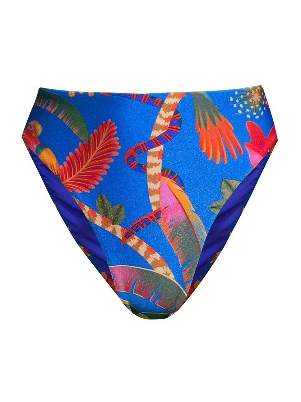 Macaw Party High-Waist Bikini Bottom | Saks Fifth Avenue