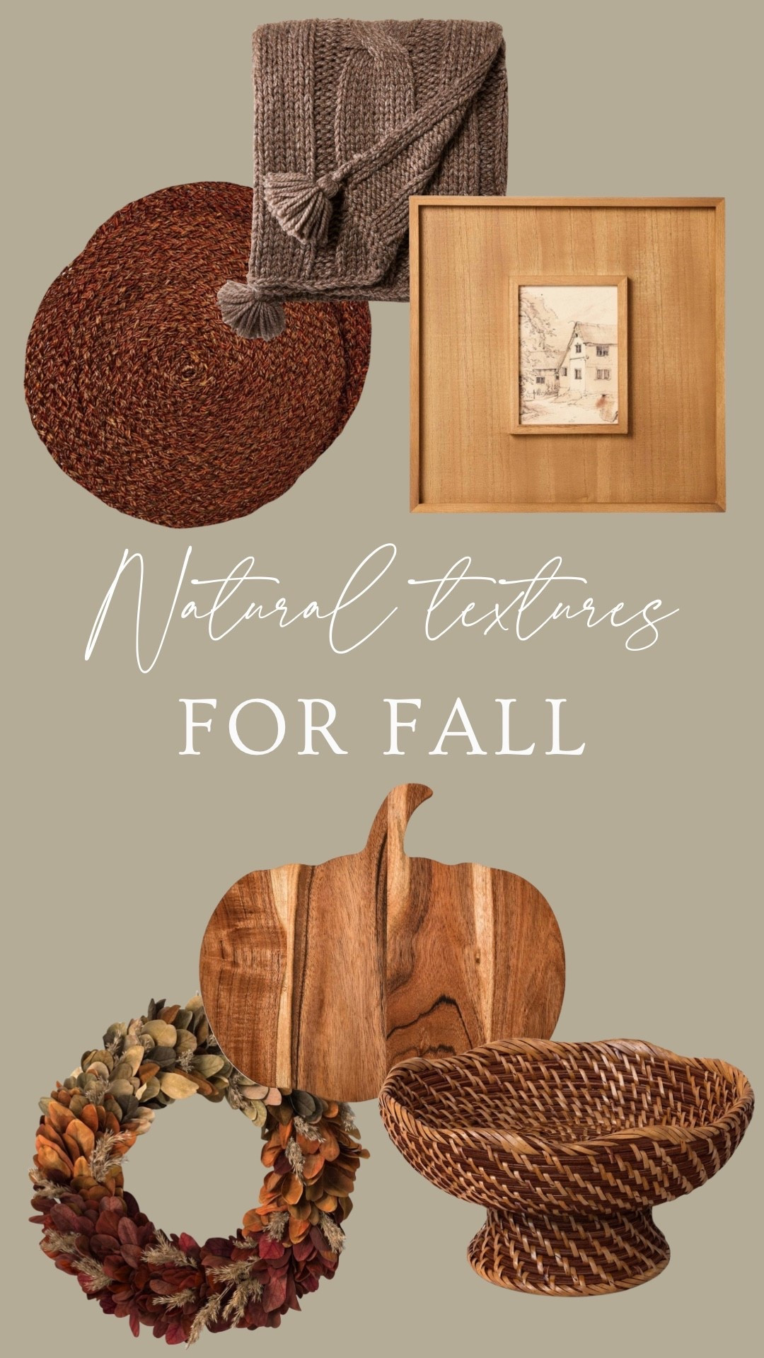 Woven knits, wood, & wicker scream FALL to me🫶🏼😌

#LTKHome #LTKSeasonal