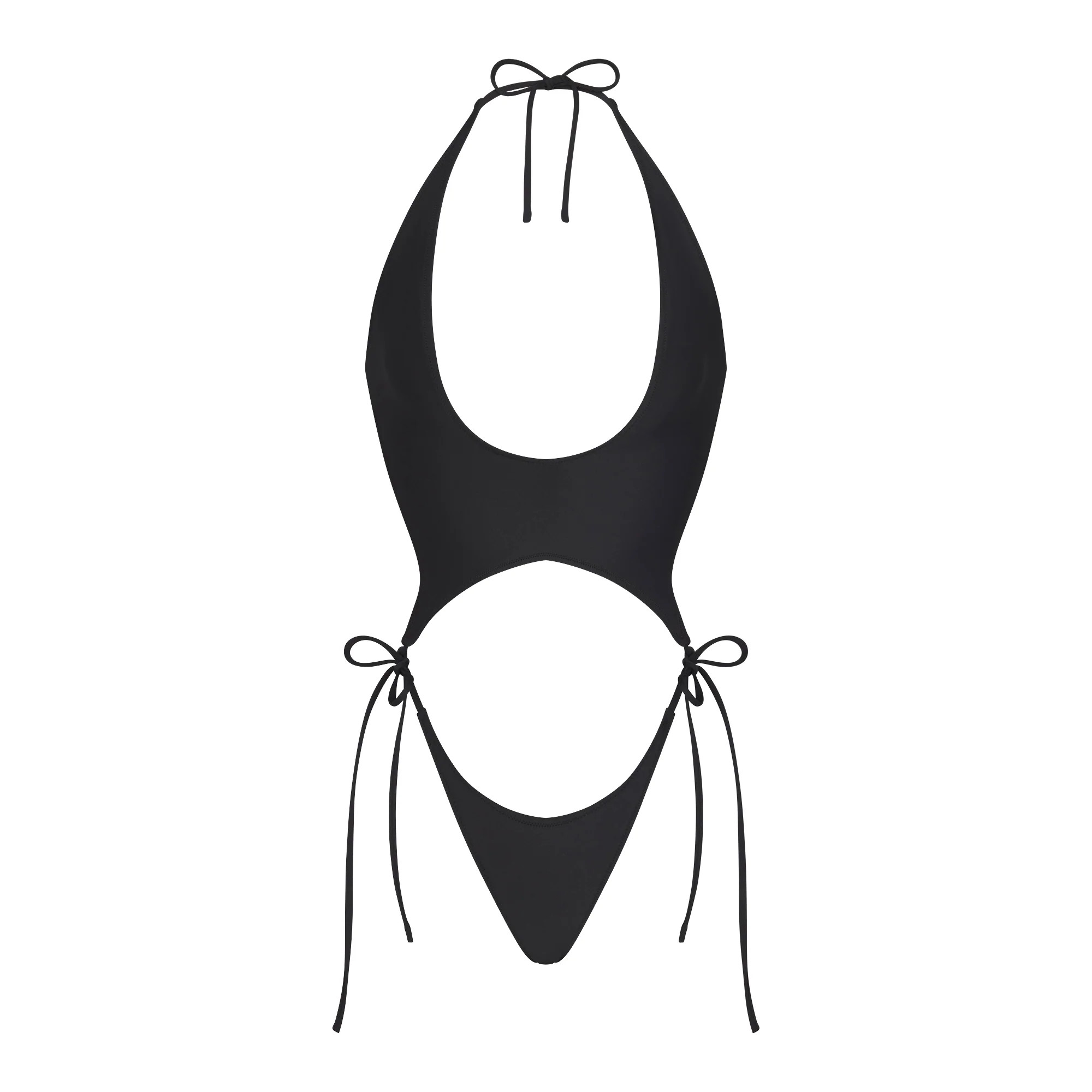 SIGNATURE SWIM PLUNGE MONOKINI | ONYX | SKIMS | SKIMS (US)