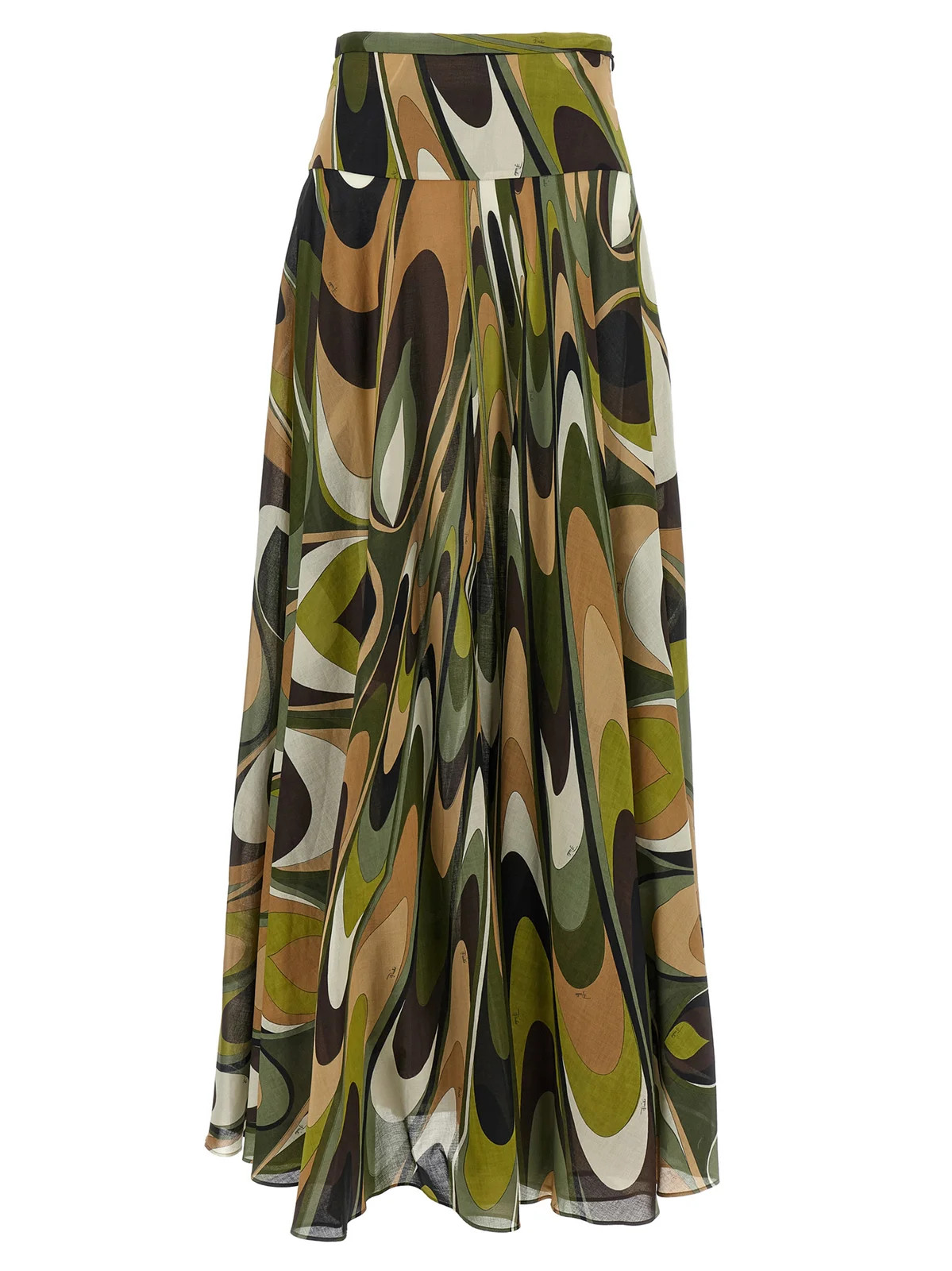 PUCCI Onde-Printed High-Waist Maxi Skirt | Cettire Global