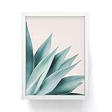 Society6 Gale Switzer Agave Flare II Peach Mini Art Print, 4"x3", White Frame | Amazon (US)