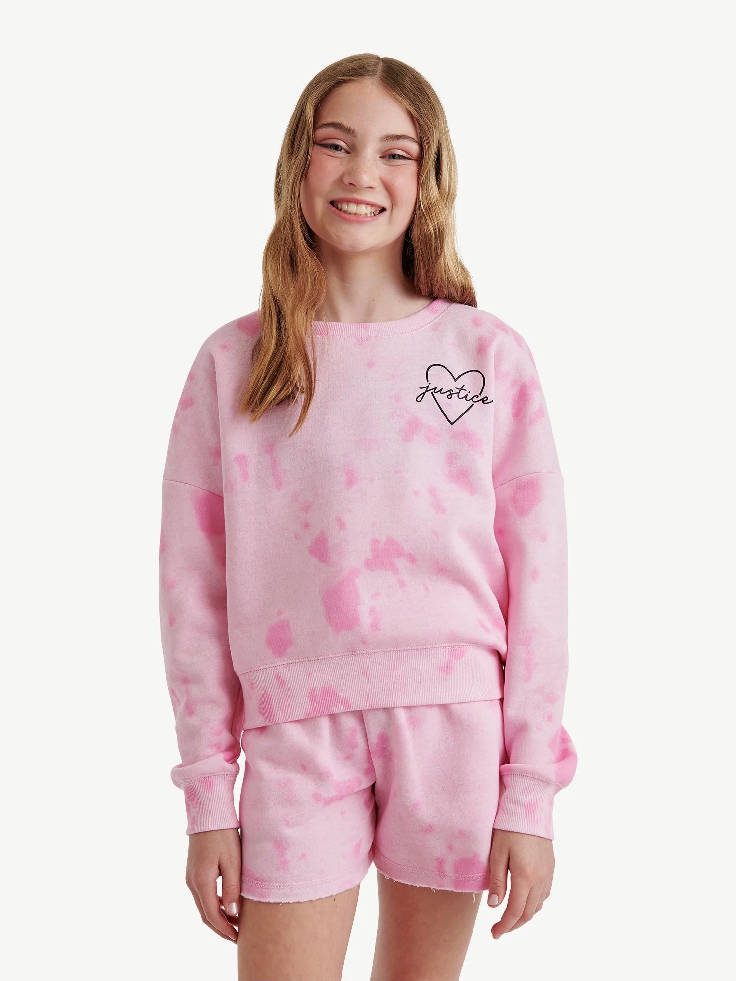 Justice Girls Printed Lounge Crew, Sizes XS-XLP | Walmart (US)