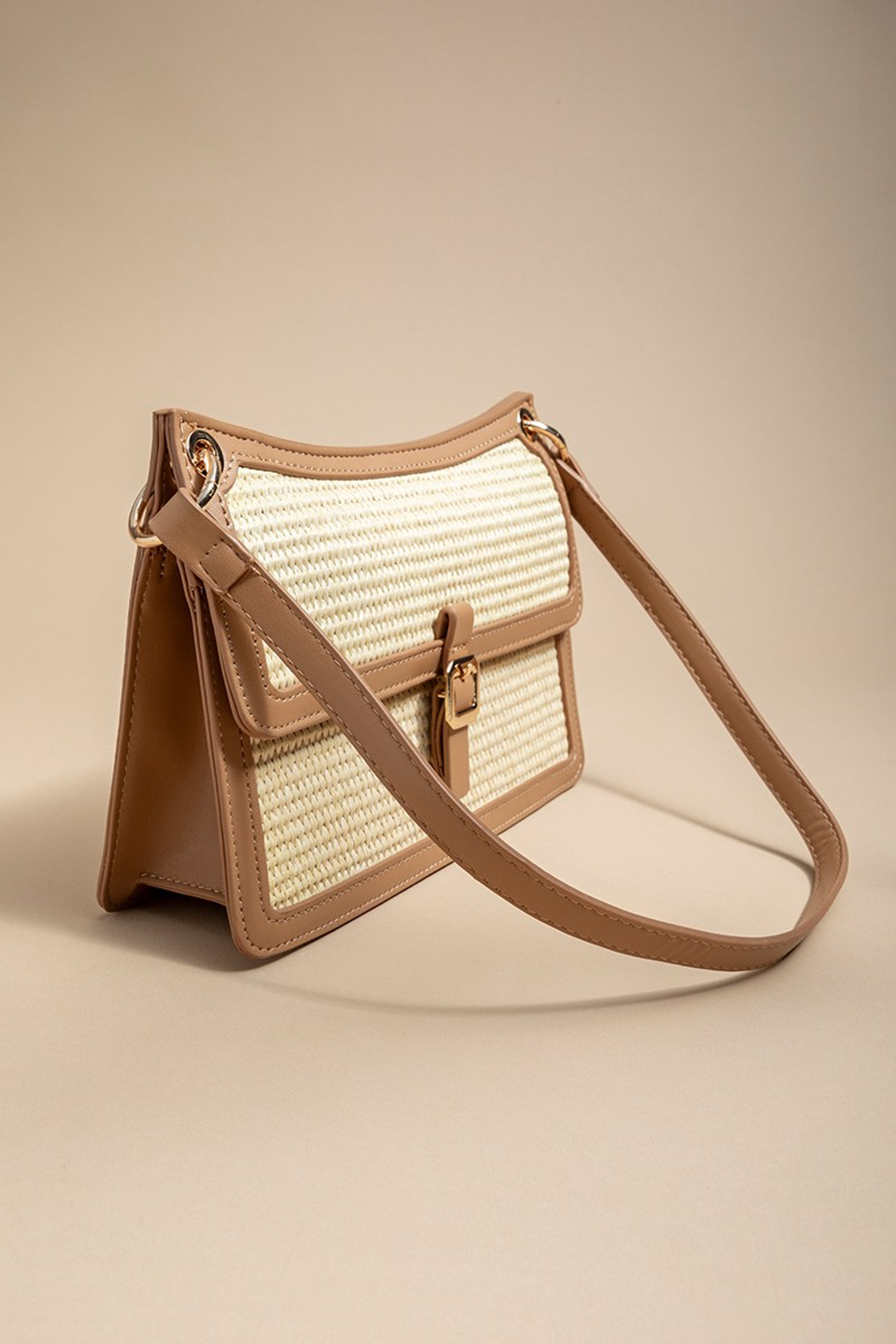 Sofia Straw Shoulder Bag | Francesca's