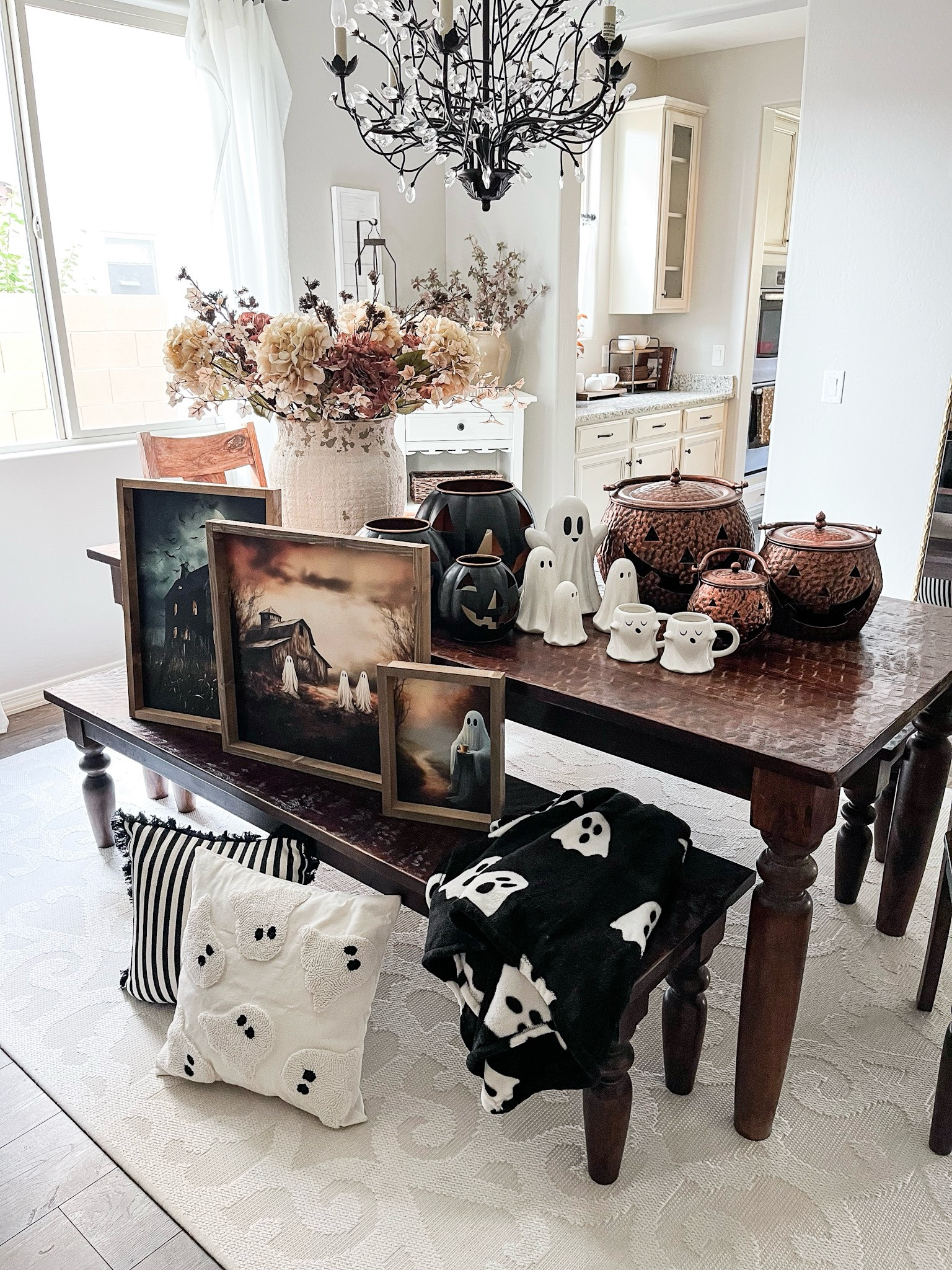 Halloween decor!  Follow @lifeinmyarizonahome
on Instagram for more inspiration.

Now that it's September let's add in a little Halloween- Jack o Lantern's, ghosts, some spooky artwork....but make it cute of course!
The artwork is all with the briarsmoke stain. 

#halloweendecor
#homedecor #falldecor

#LTKHome #LTKSeasonal #LTKFindsUnder50