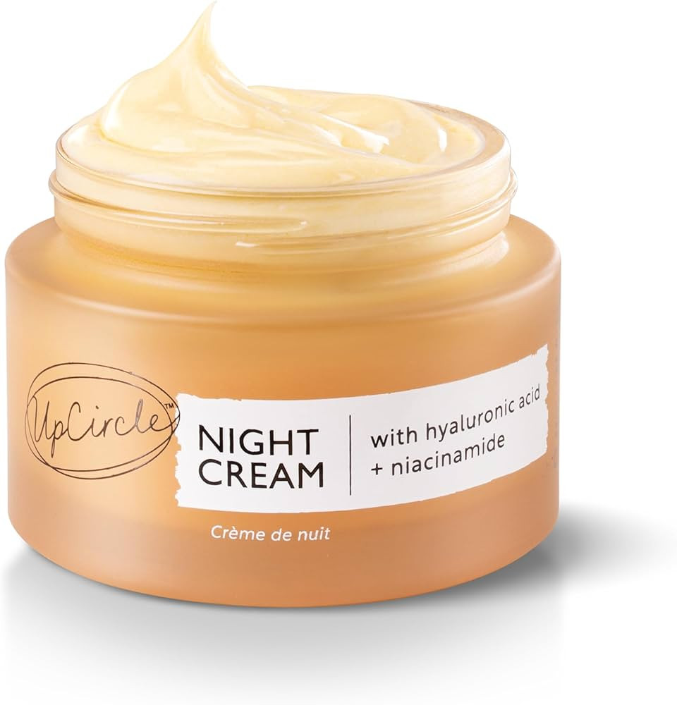 UPCIRCLE Night Cream with Hyaluronic Acid + Niacinamide 1.85oz - Nourishing and Unscented for Sen... | Amazon (US)