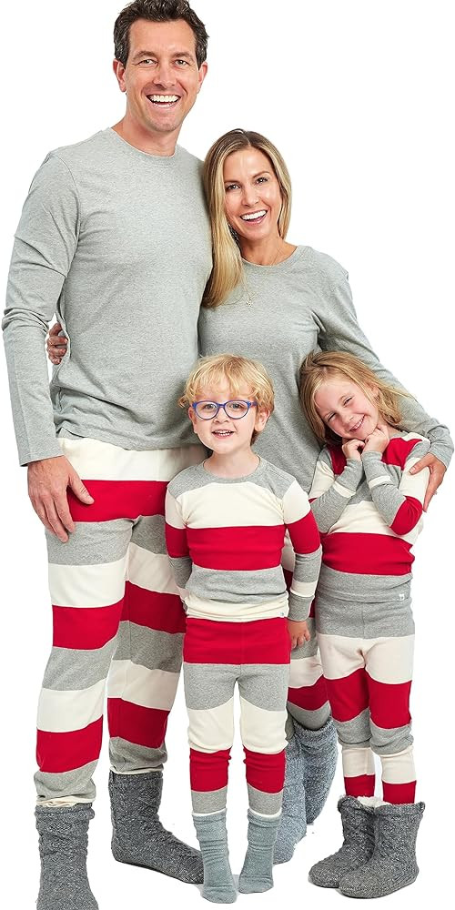 HonestBaby Organic Cotton Holiday Family Jammies Pajamas | Amazon (US)