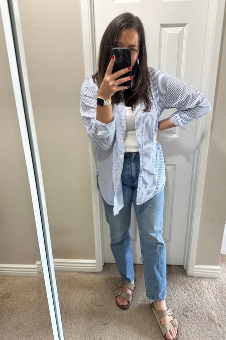 What to wear to a brewery in the spring 

Target button down 
Old navy tank 
Madewell jeans 
Birkenstock sandals 

#LTKxTarget #LTKsalealert