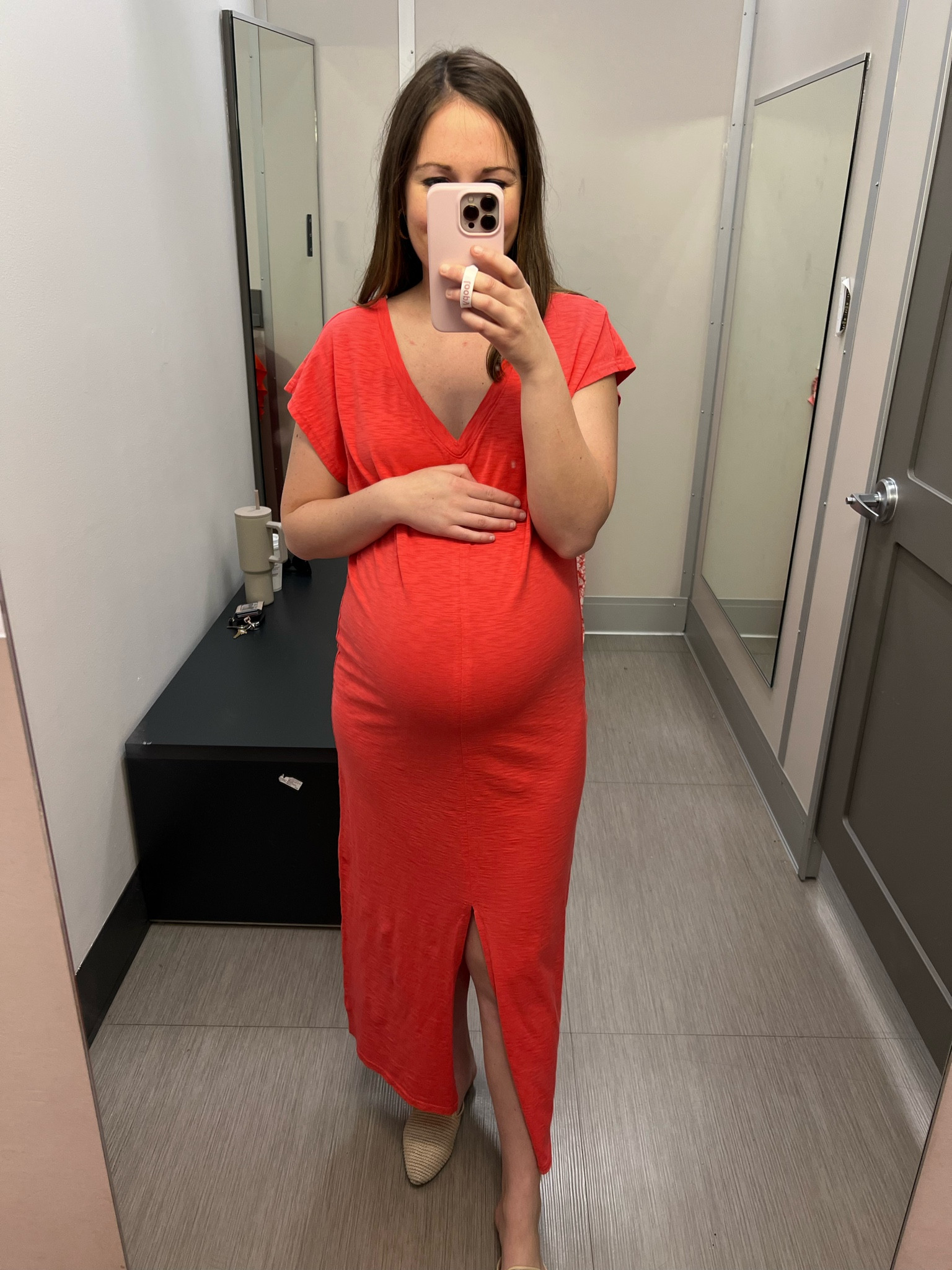 Universal thread tshirt dress in the material they bring back year after year! They are a pretty straight fit, but my pear shape usually fits tts. Wearing a s with the bump.

On sale for $20!



#LTKFind #LTKunder50 #LTKsalealert
