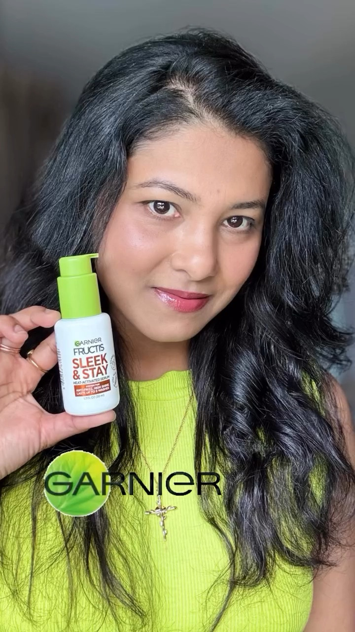 ✨ Smooth. Sleek. Protected. ✔️One serum, endless shine 💚

@garnierusa Fructis Sleek & Shine Stay Sleek Heat Activated Serum 💚 Smooth, shiny, and protected every time I style!

Garnier Fructis heat-activated Garnier Sleek & Stay 
-All Shine, No Frizz
-Heat-activated protective serum.
-Up to 5 washes of anti-frizz power.
-Heat protection up to 450°F.
-Long-lasting shine and sleekness.
This leave-in serum is a smoothing hair treatment formulated without parabens, phthalates, or DMDM Hydantoin. 
Like all Garnier products, it is approved by Cruelty Free International under the Leaping Bunny Program.

Shop @amazon - https://bit.ly/4lwYL8a

@walmart - https://bit.ly/3Ji5rtw

#GarnierFructis #SleekAndShine #HeatProtectant #FrizzFreeHair #ShinyHairGoals #SleekHair #HairCareRoutine #ltk #shopmy #HairSerum #GlossyHair #HealthyHairCare #GarnierHair #haircarefavorites #pamdsouza