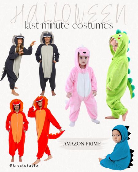 Last minute Halloween costumes you can still get by the weekend with Amazon prime! We did these dinosaur family costumes and they were the cutest. Tons of colors if you click the link- some are free overnight delivery if you have prime. 

Sizing info that we got is listed on my previous post! 

(Halloween costume, family costumes, kids costumes, baby costume, toddler costume, family costumes, last minute costumes, dinosaur family costume, dinosaur costume, family photos, Halloween party, holiday, seasonal, Halloween party, costume party, Amazon finds, Amazon prime, Amazon costume, onsie, budget friendly)

#LTKHoliday #LTKHalloween #LTKSeasonal