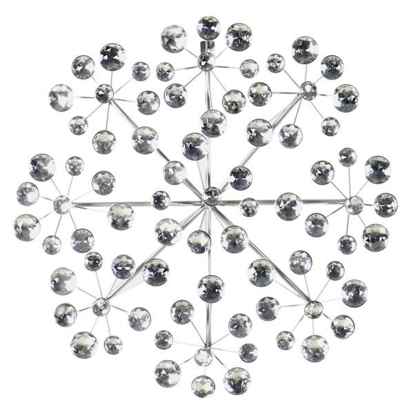 Silver Metal Starburst Wall Art, 16" | At Home