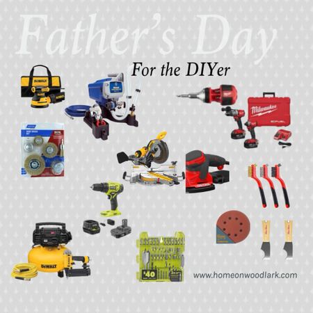 Father’s Day Gift Ideas for the DIYer.  

Paint sprayer.  Milwaukee tools.  Drill.  Air compressor.  Sander.  

#LTKMens #LTKGiftGuide #LTKFamily
