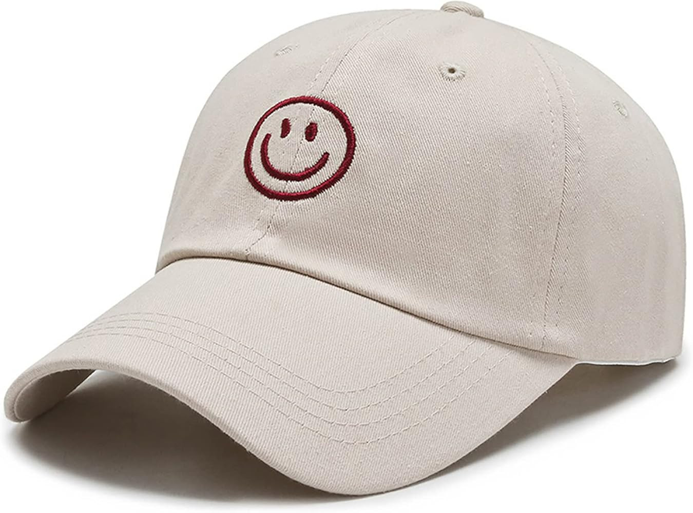CYNICISM Smiley Face Hat Baseball Cap Women Men Trucker Hat Cotton Embroidered Adjustable | Amazon (US)