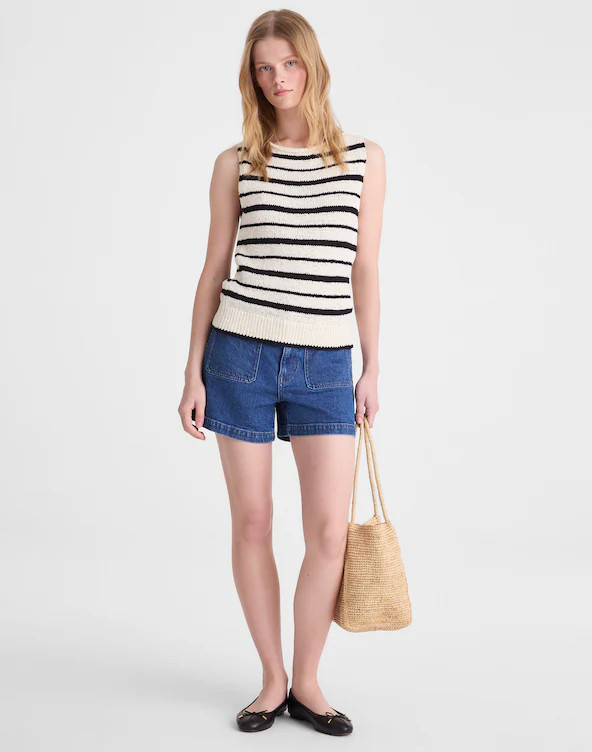 Boatneck Sweater Tank | Madewell