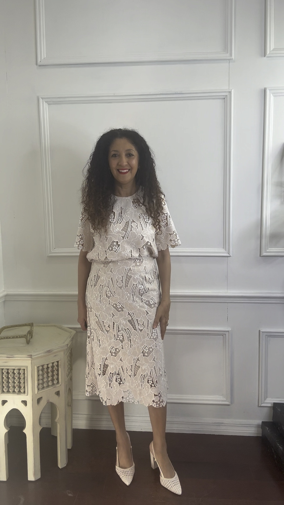 Happy Mother’s Day to those who are being celebrated, whether you are physical mothers or spiritual mothers. I couldn’t wait to wear this Goelia outfit to church today. No family pic today because Lola is out of town but we are having a do-over on June 2. Jessica Simpson slingbacks, Gingiberi earrings. Use code Nada15 or Nada18 for Gingiberi. 
 https://shrsl.com/4ieyd
Nada10 for an additional 10% off at Goelia on top of other promotions. 
Top: https://c.klarna.com/al/AHz
Skirt https://c.klarna.com/al/AHzF
Find similar shoes and everything else here! #mothersday2024 #mothersdayoutfit 

#LTKOver40 #LTKFindsUnder100 #LTKFindsUnder50