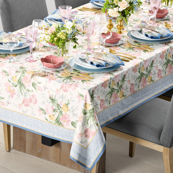 Garden Flowers Tablecloth | Williams-Sonoma