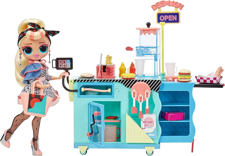 L.O.L. Surprise! 119449EUC LOL OMG to-Go Diner Playset with 45+ Surprises-Includes Colour Change ... | Amazon (UK)