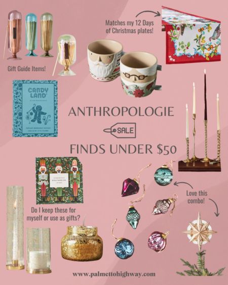 Unwrap joy without breaking the bank! 🎁✨ There’s a *limited time* sale at Anthropologie and I have gathered some gifts under $50. The perfect presents (or last minute home decor items for yourself) without the price tag! #GiftsUnder50 #AnthropologieFinds
#TisTheSeason

#LTKhome #LTKsalealert #LTKHoliday