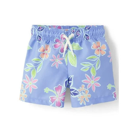 The Children's Place Baby & Toddler Boys Tropical Print Swim Trunks, Sizes 6M-5T | Walmart (US)