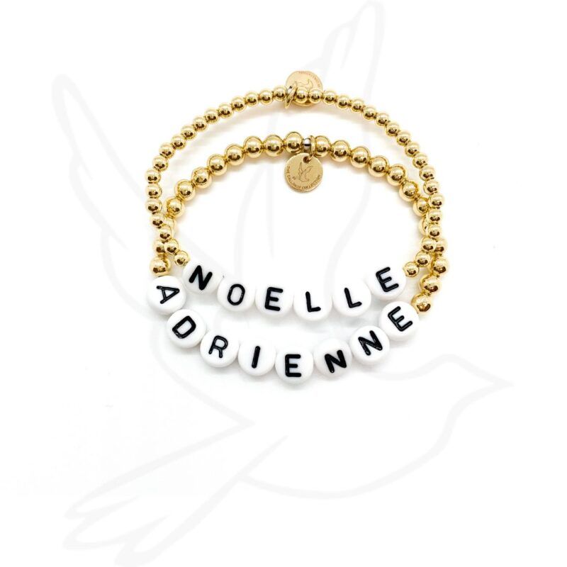 Bracelet | Circle Letter Customizable Wrist Reminders | The Callaway Collection