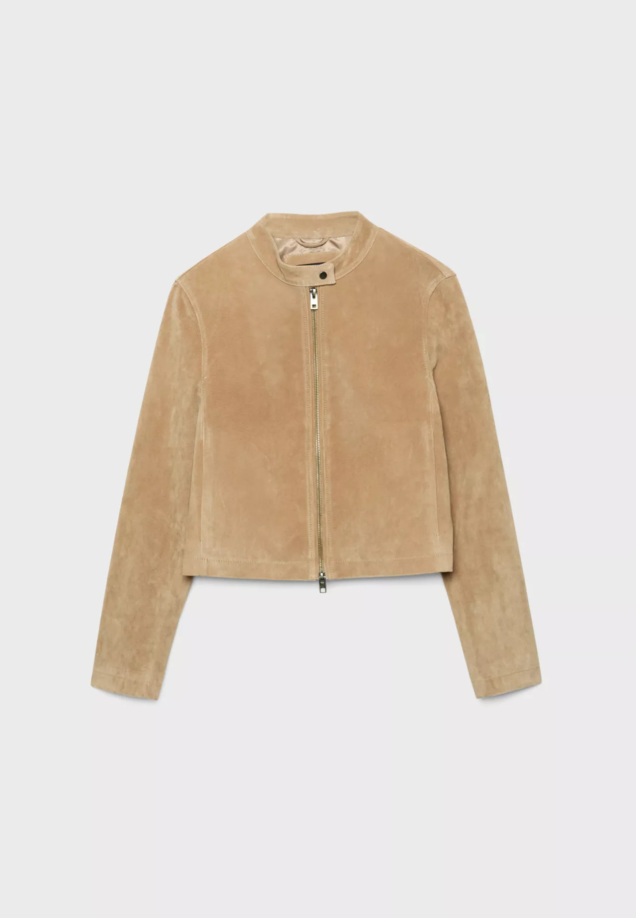 Blouson motard 100 % cuir - Stradimarket femme | Stradivarius France | Stradivarius (FR)
