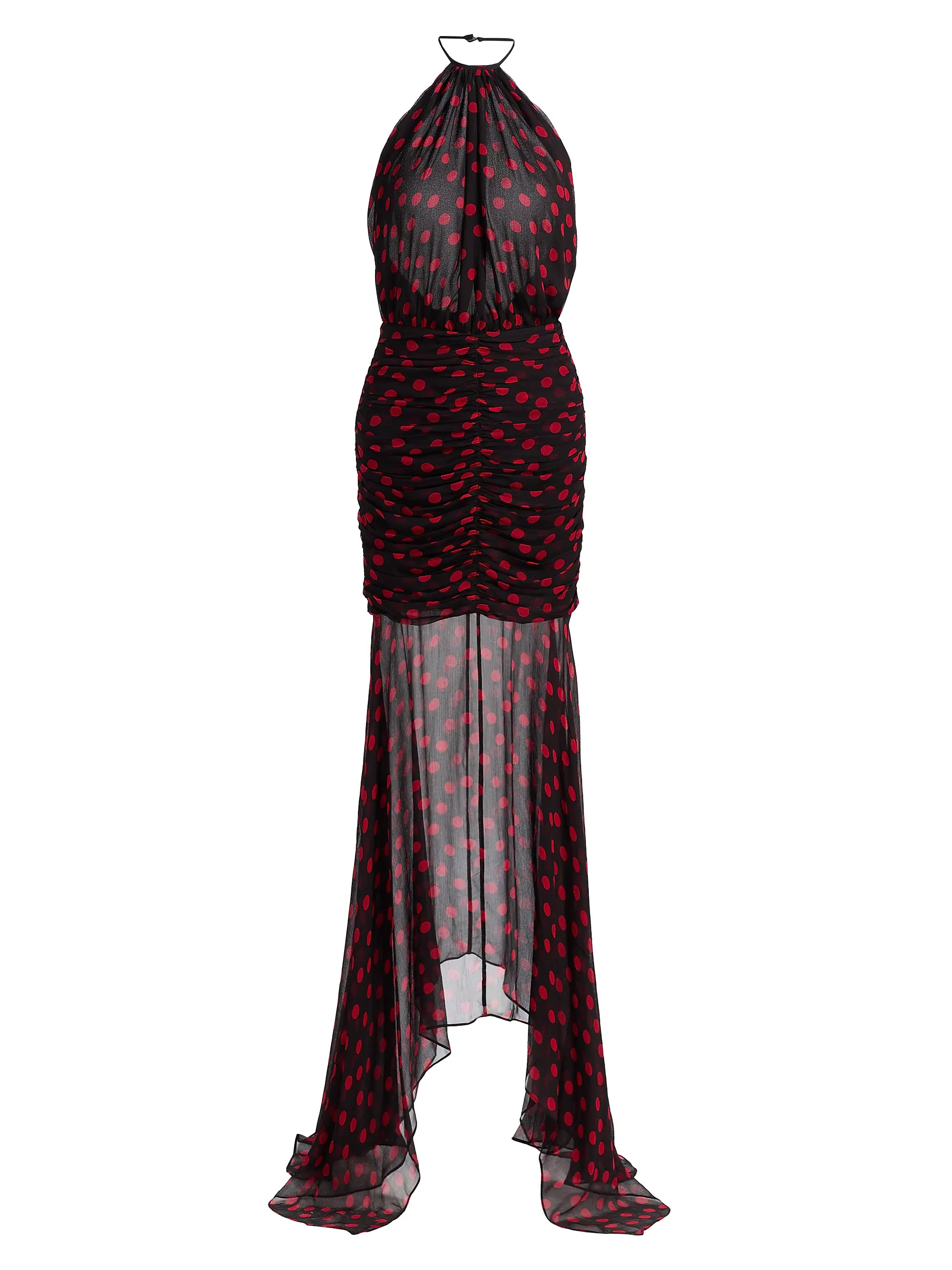Tilda Polka-Dot Chiffon Maxi Dress | Saks Fifth Avenue