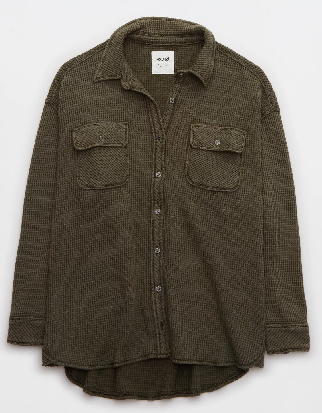 Aerie LumberJane Waffle Shirt | Aerie