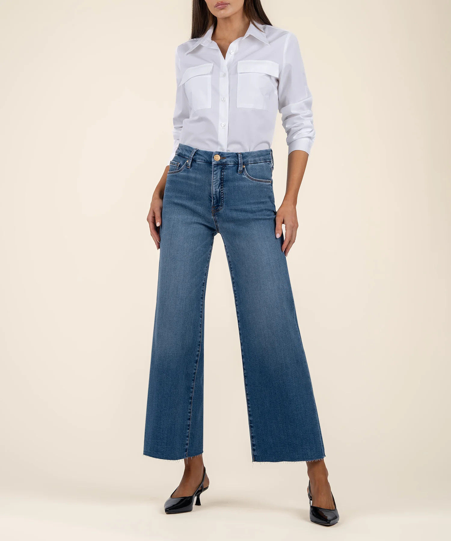 Meg High Rise Wide Leg, Petite - Kut from the Kloth | Kut From Kloth