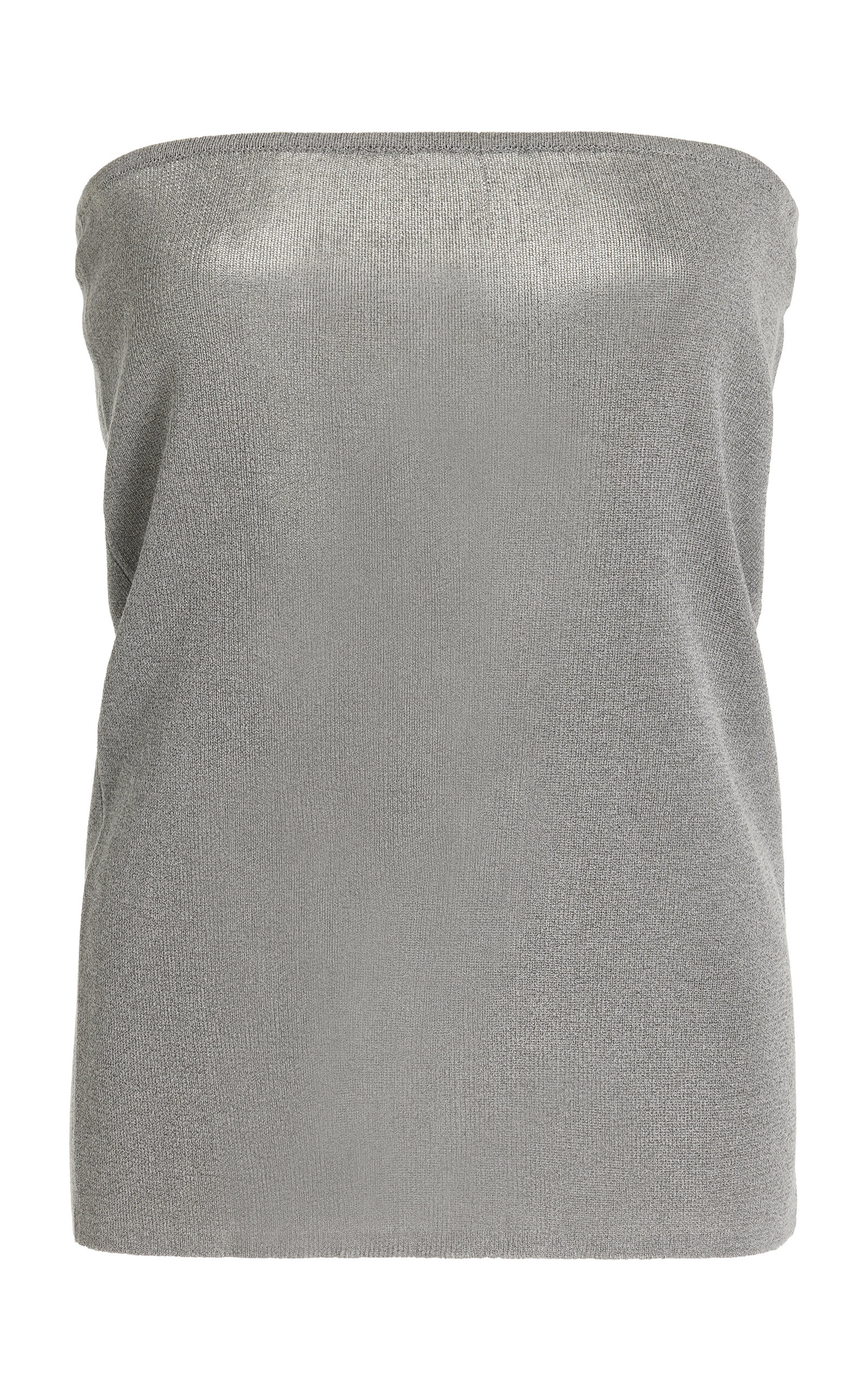 90s Strapless Sheer-Knit Top | Moda Operandi (Global)