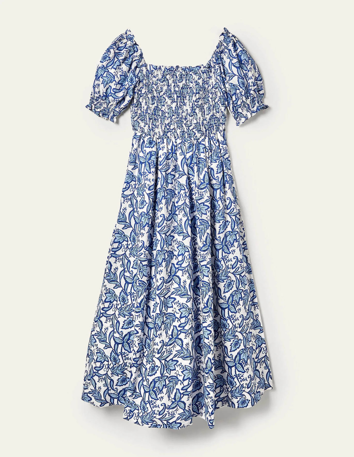 Smocked Bodice Midi Dress | Boden (US)