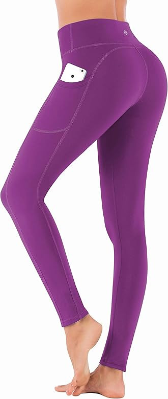 IUGA High Waist Yoga Pants with Pockets, Tummy Control, Workout Pants for Women 4 Way Stretch Yog... | Amazon (US)