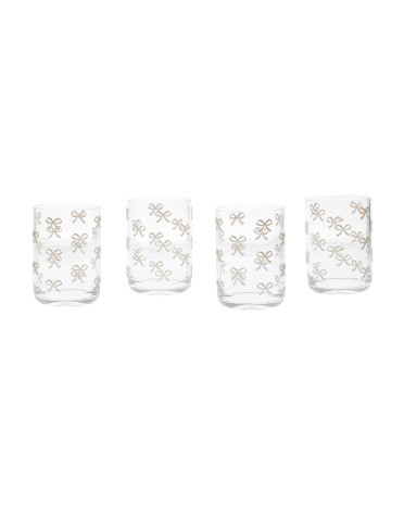 4pk Acrylic Bows Drinkware | Kitchen & Dining Room | Marshalls | Marshalls