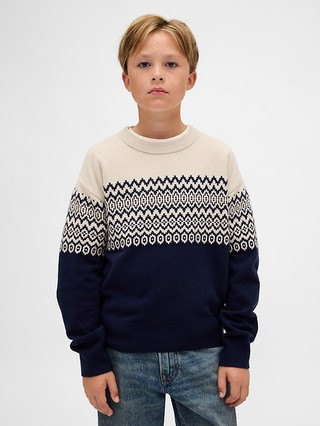 Kids CashSoft Relaxed Crewneck Sweater | Gap (US)